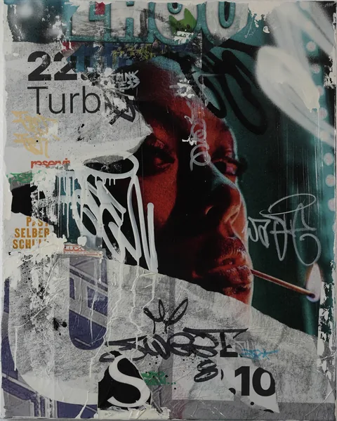 “Turbo-Teen”, 2024, 80 × 100 cm
