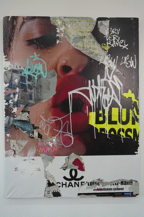 “Blow”, 2025, 90 × 120 cm